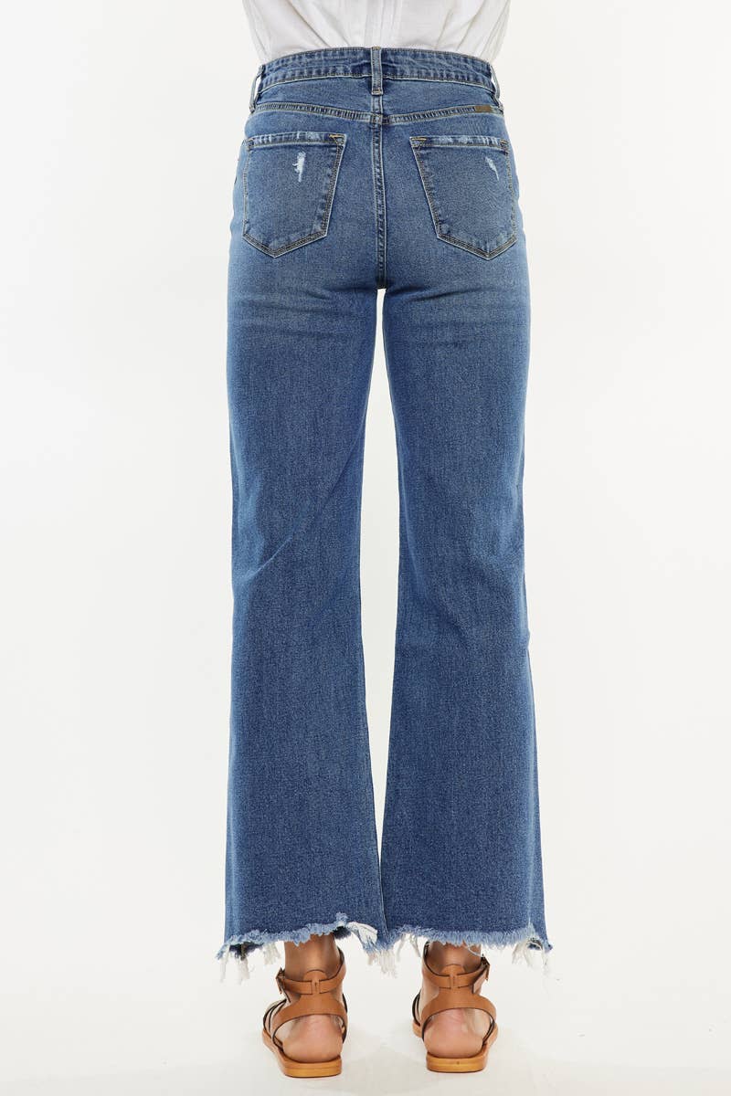 KanCan High Rise Slim Wide Leg
