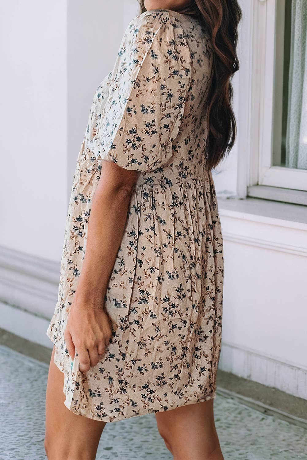 Floral Empire Waist Dress