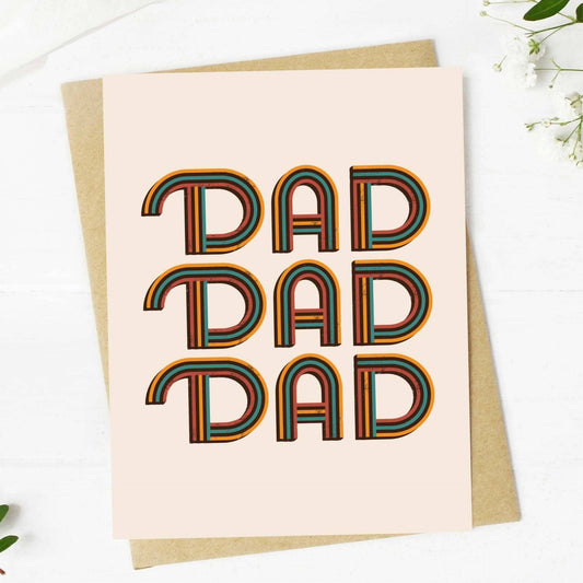 Big Moods - "Dad Dad Dad" Greeting Card