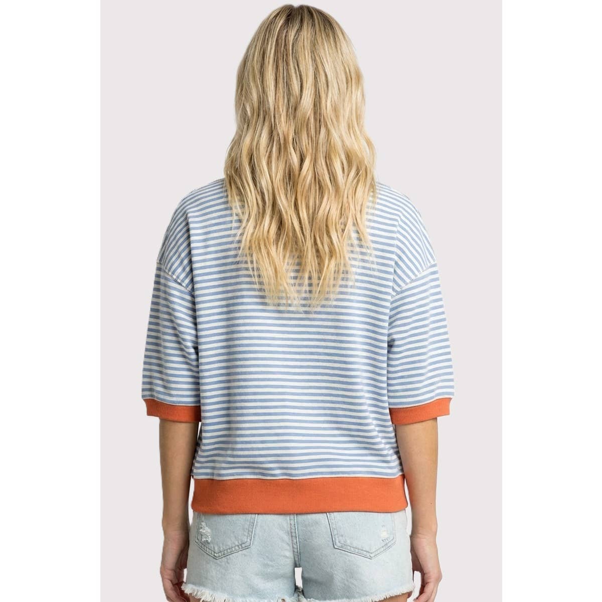 Staccato Contrast Band Stripe Sweater