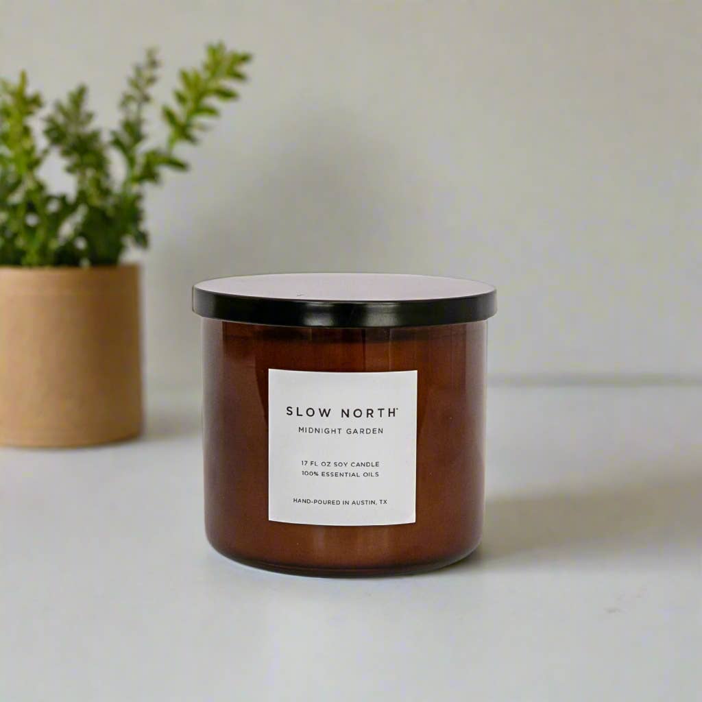 Midnight Garden-3-Wick Non-Toxic Candle