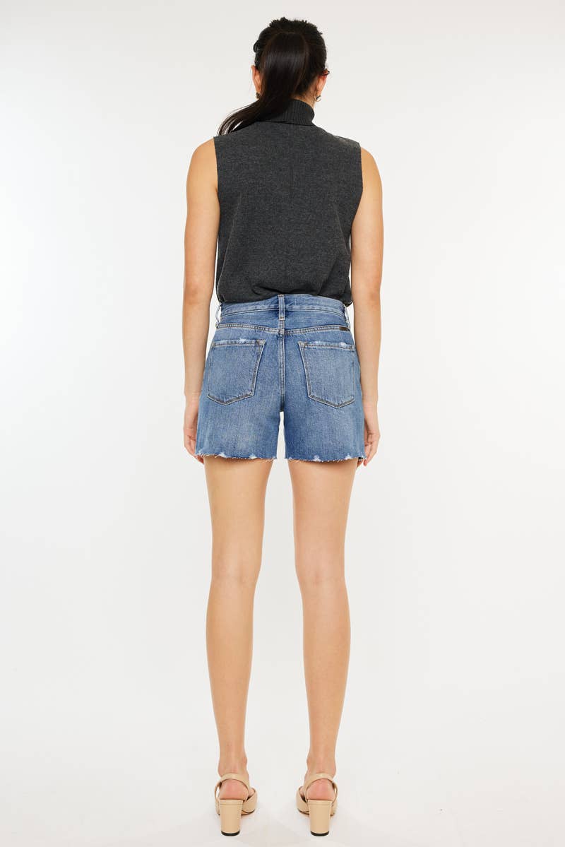 KanCan High Rise Denim Shorts