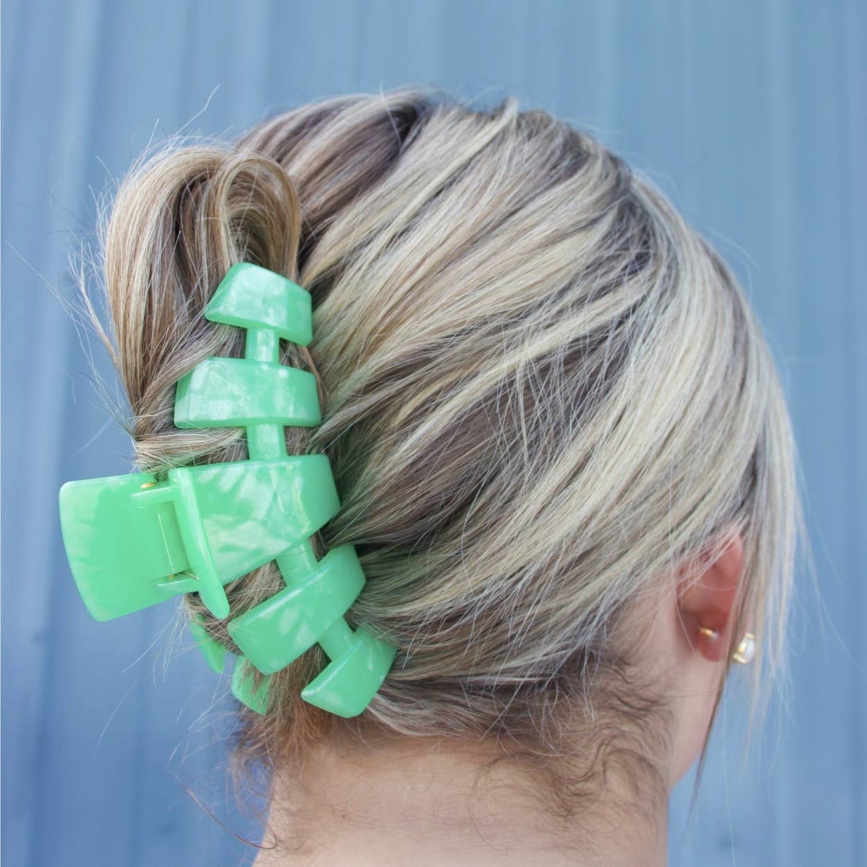 TELETIES - Classic Hair Clip | Large | Spring Splash