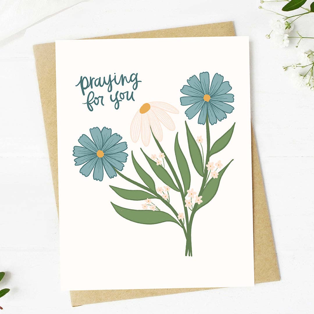 Big Moods - "Praying for you" Sympathy Card