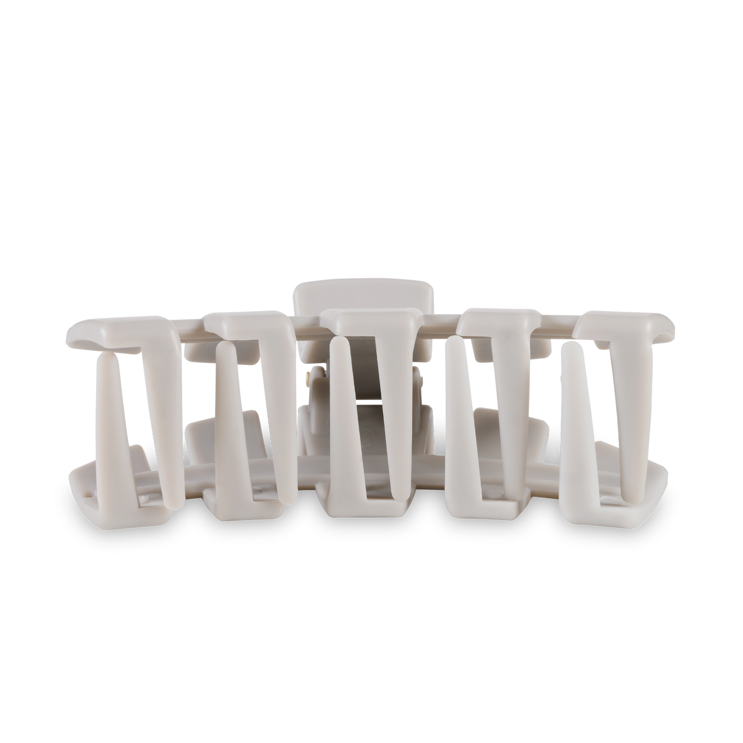 TELETIES Classic Clip Large  Silver Flames