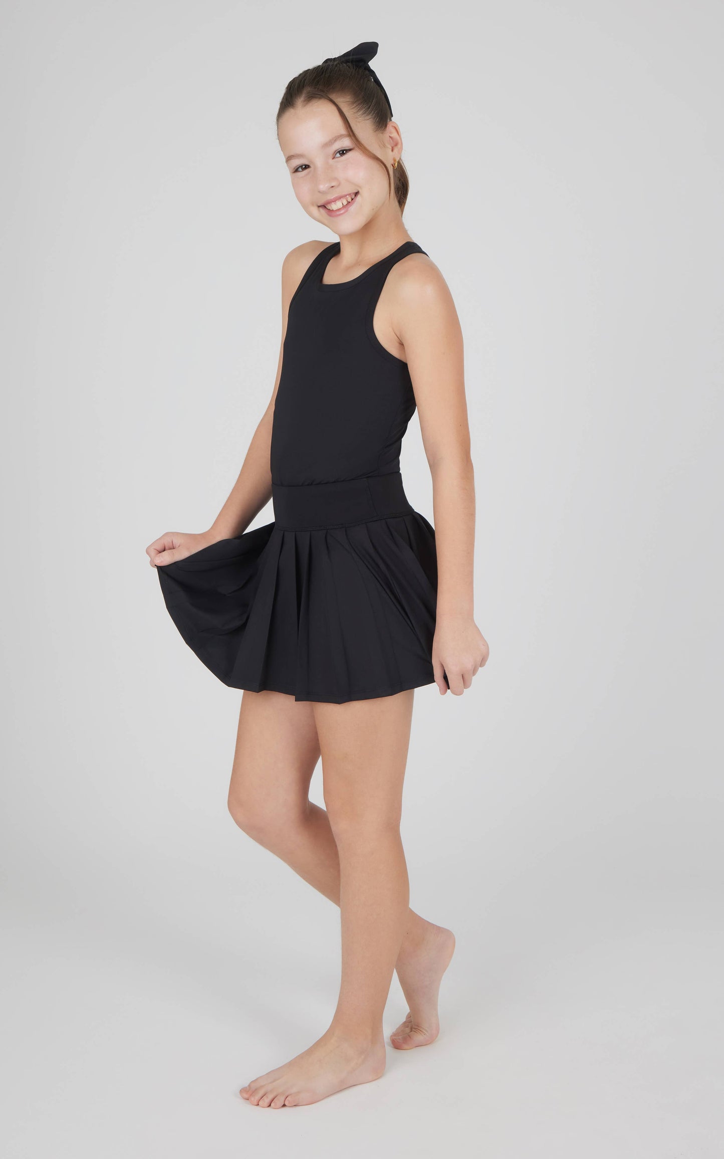 Racerback Tank, Skort,  Bow Set