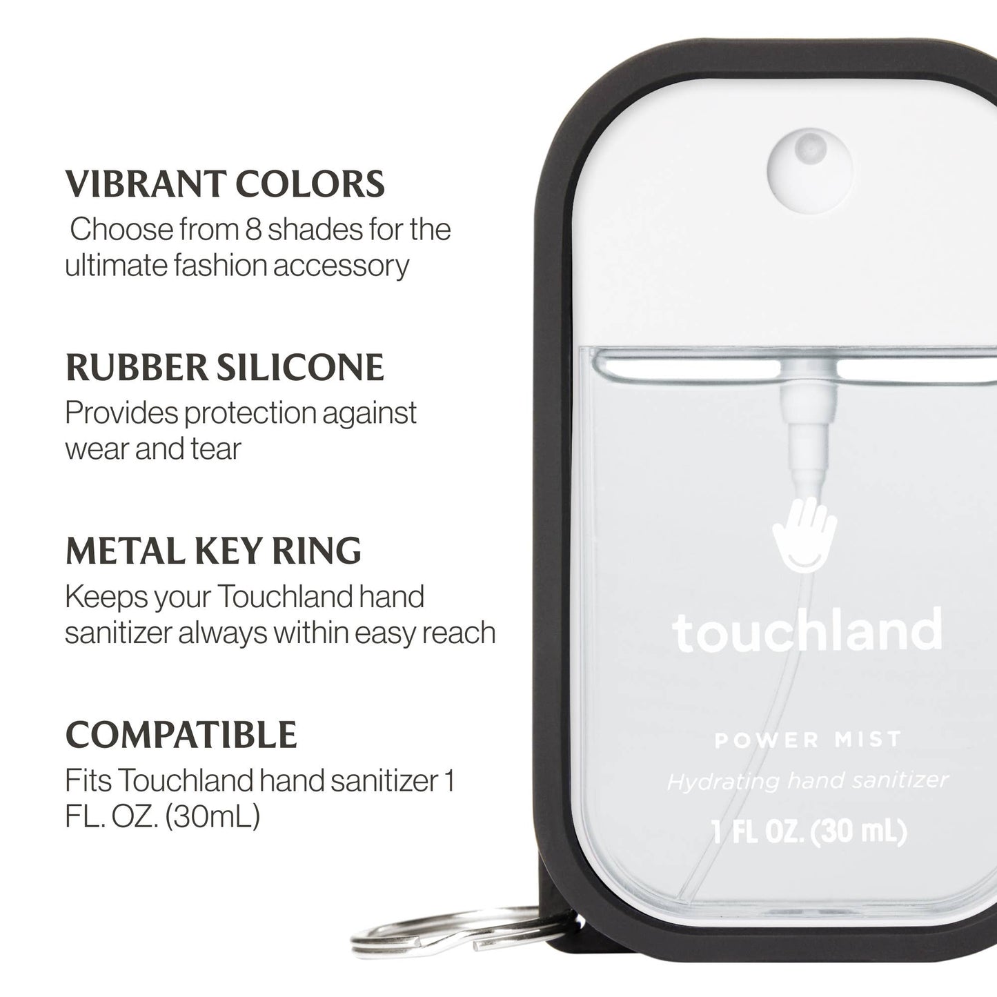 Touchland Black Hand Mist Case