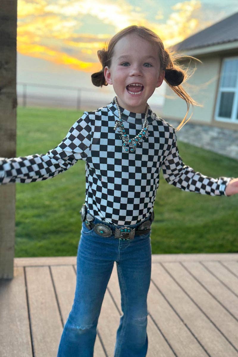 Mini Youth Checkered Mesh