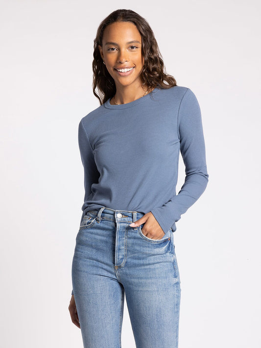 Jess Long Sleeve Light Ocean