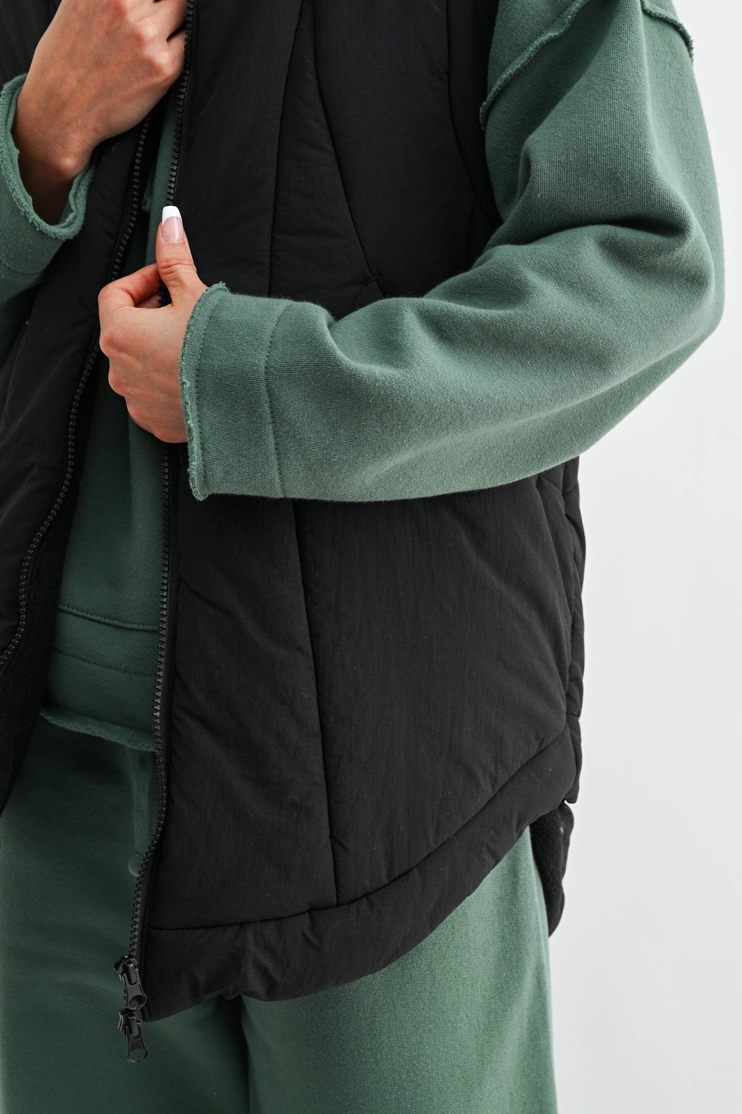 Mono B - Summit Curve Longline Puffer Vest