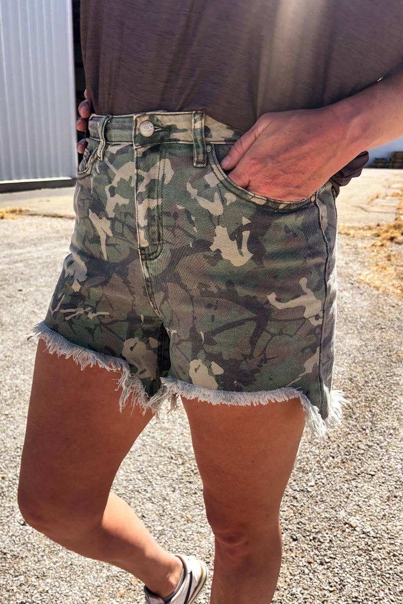 Sterling Kreek - Kreek Denim Shorts - Camo
