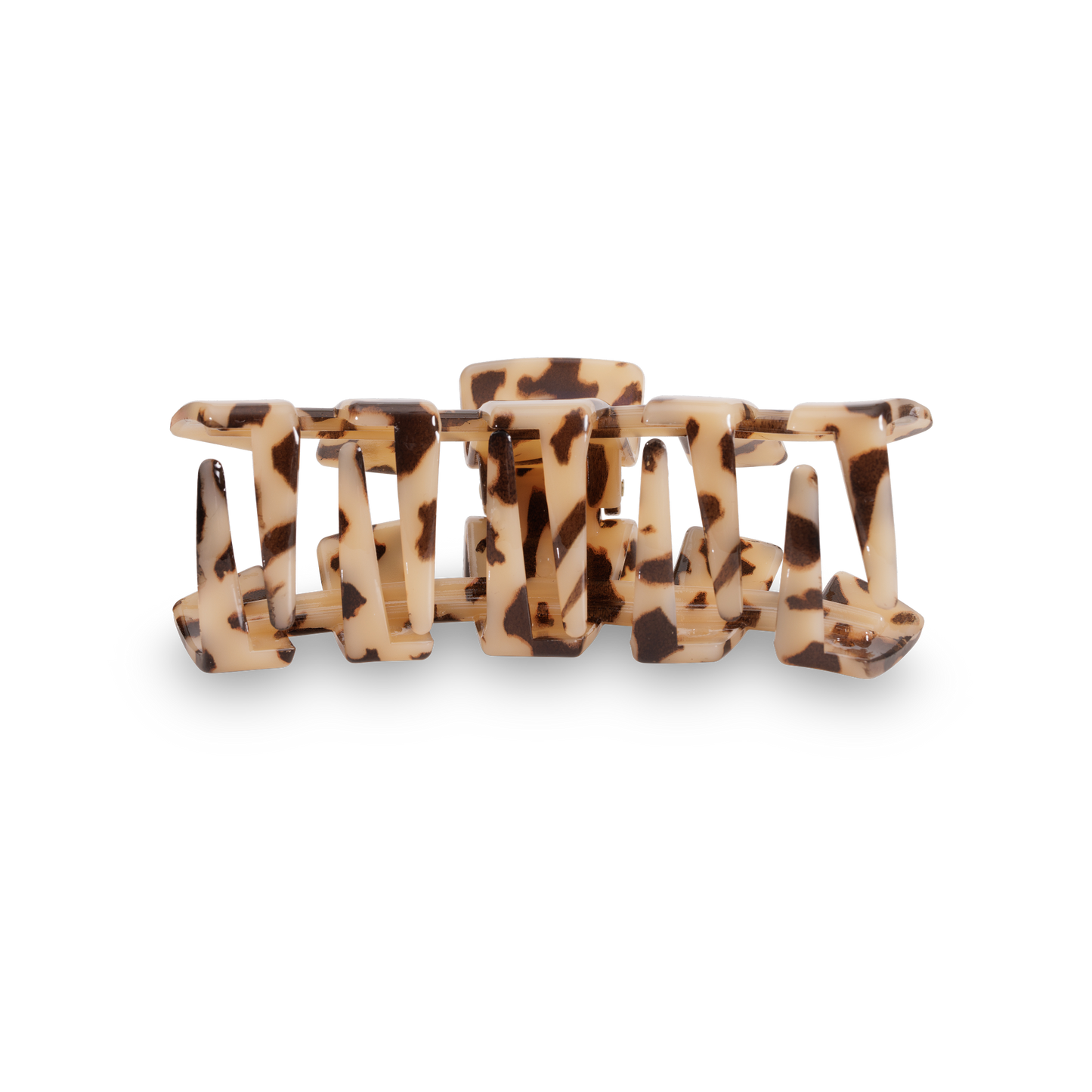 TELETIES Classic Clip Large Blonde Tortoise