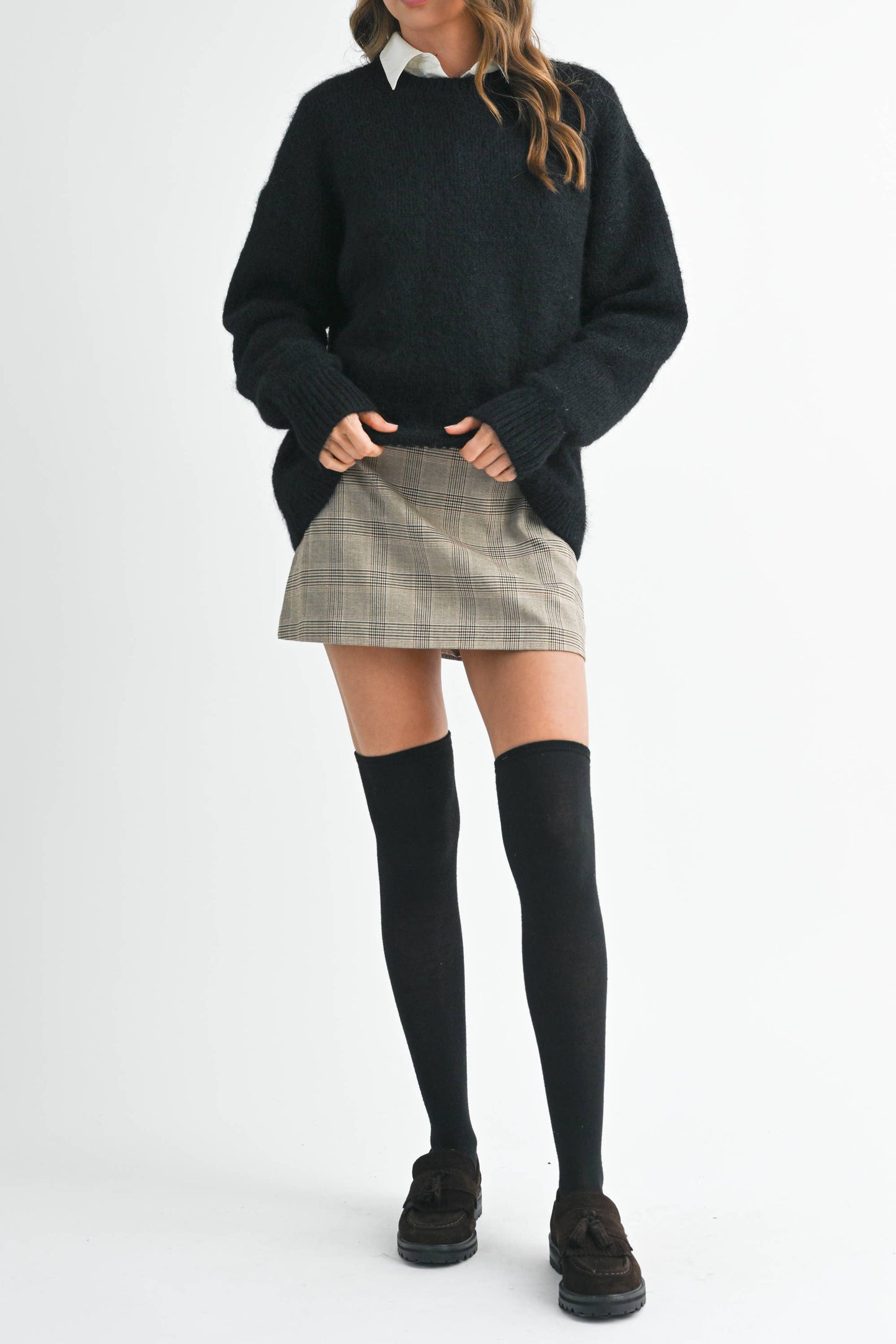AEMI + CO-Cozy Crewneck Sweater
