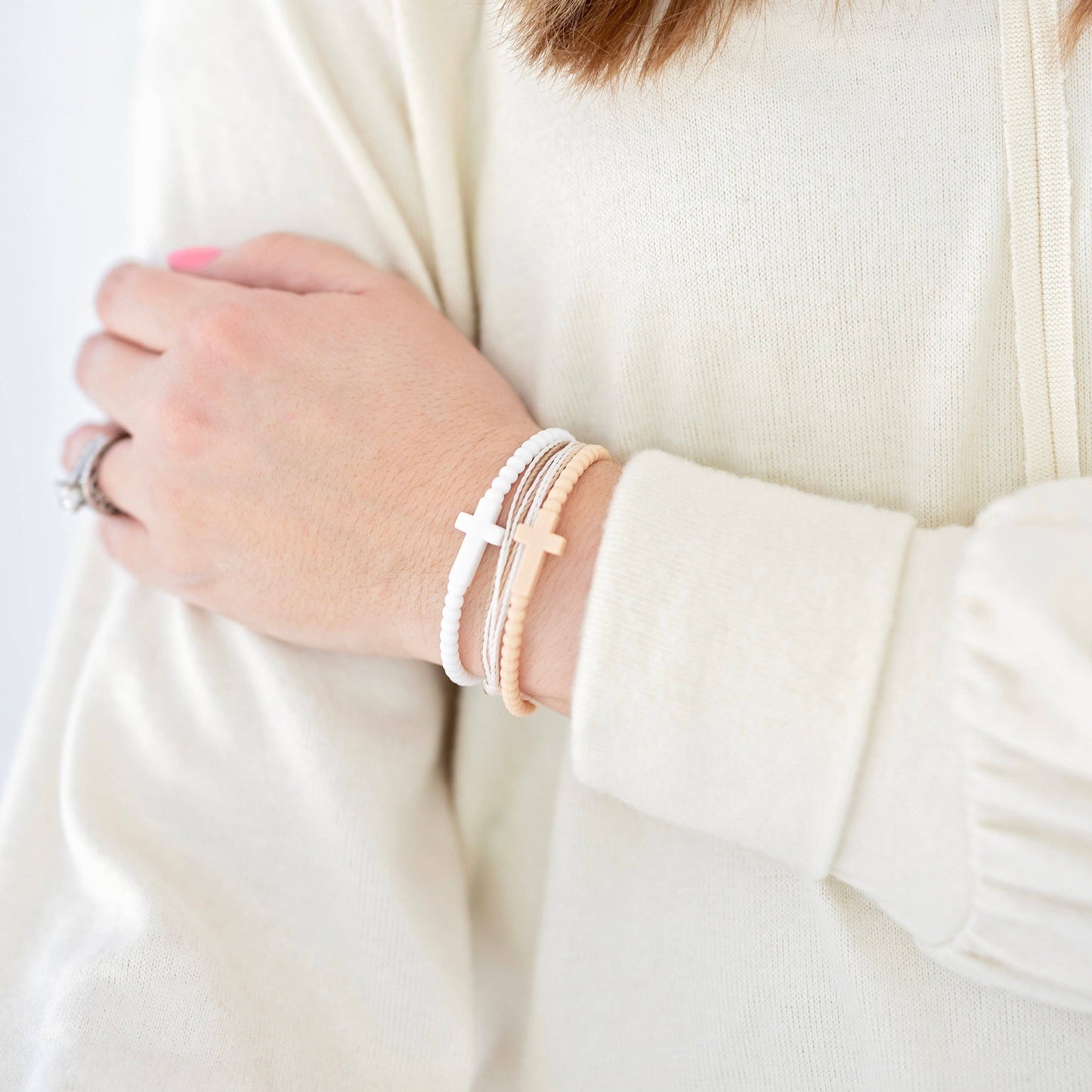 Ryan & Rose - Jesus Bracelets (silicone cross bracelets)