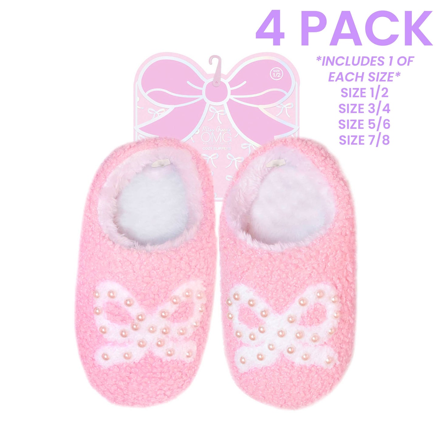 Pearl Bow Slippers