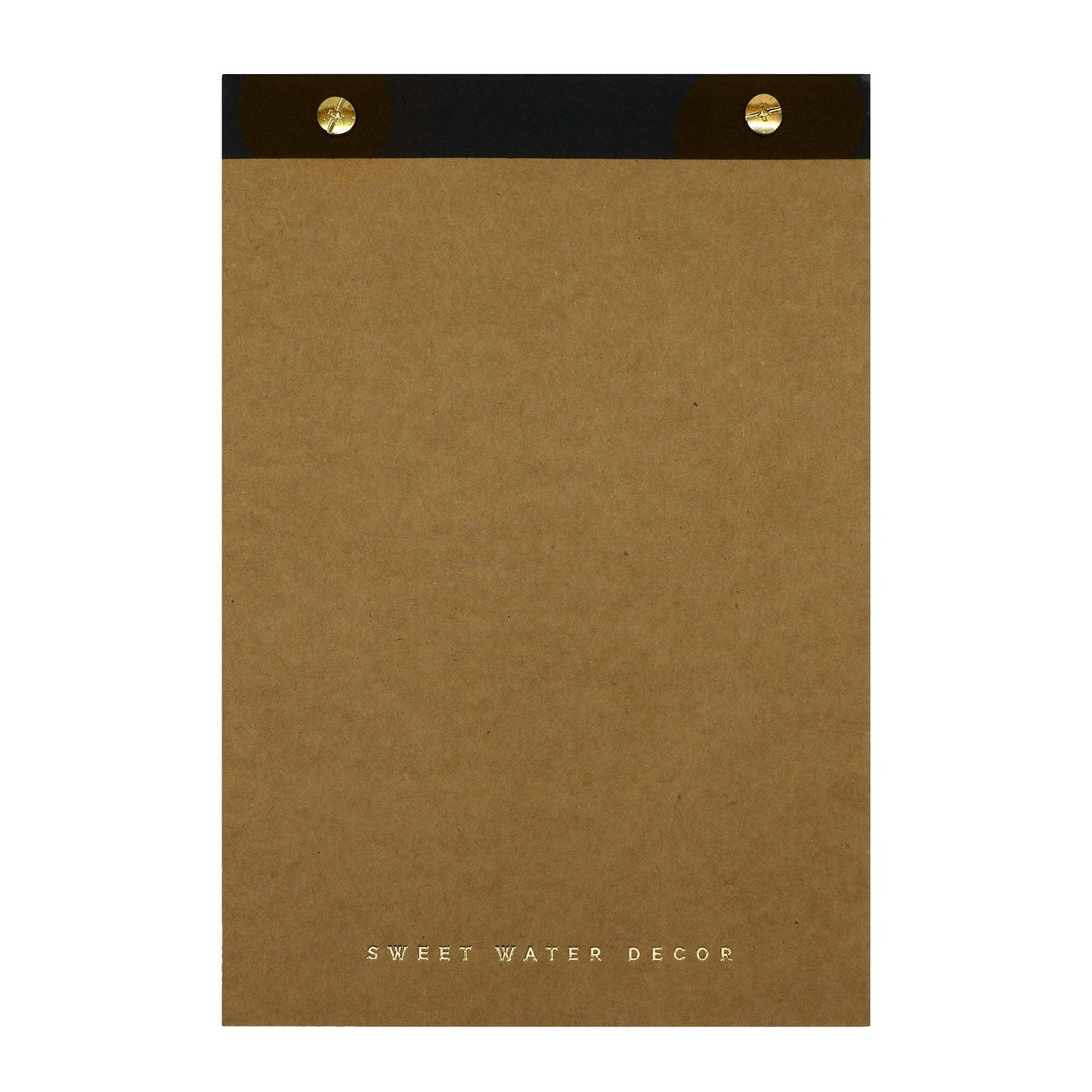 Gold Rivet Basic Notepad Stationery