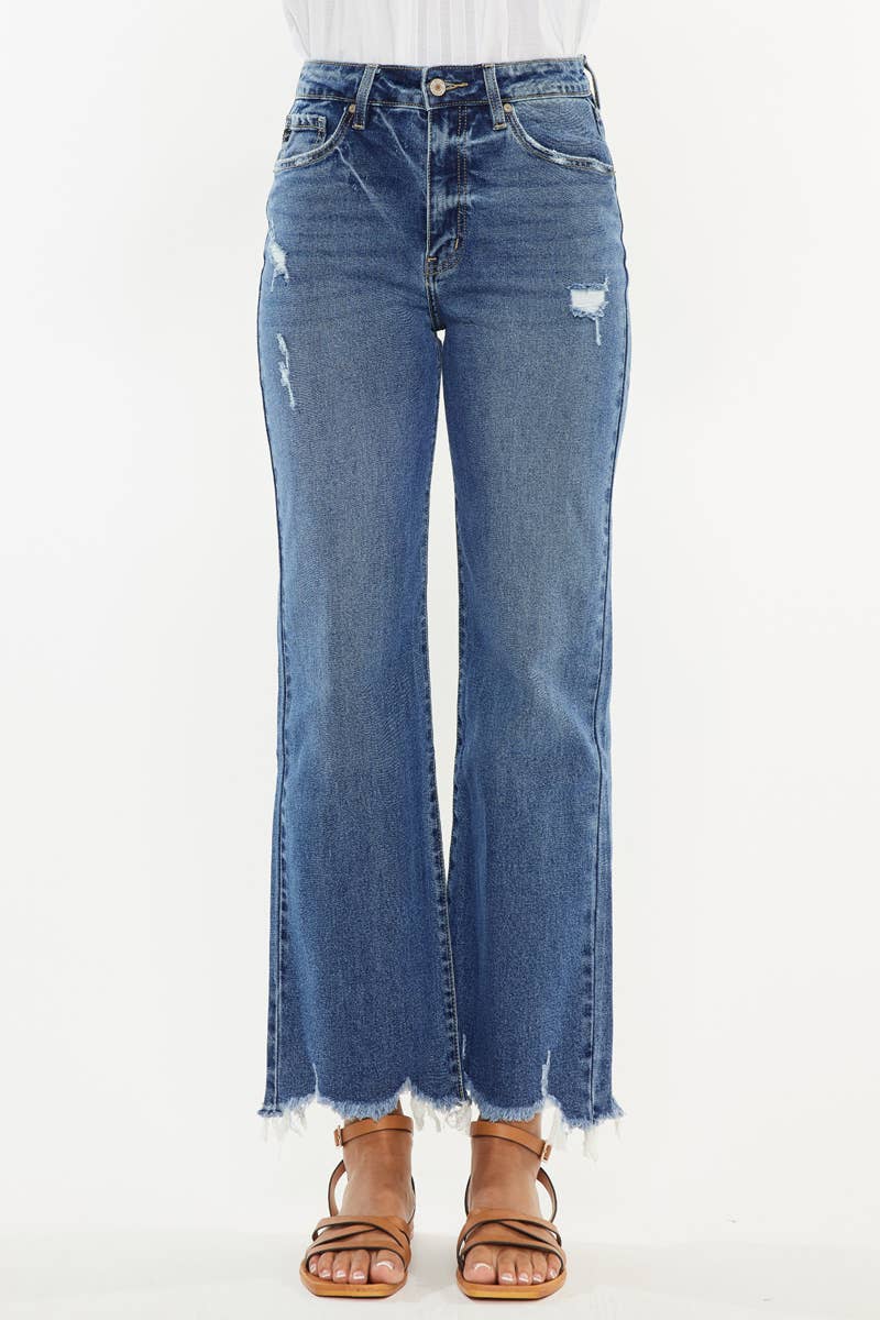 KanCan High Rise Slim Wide Leg