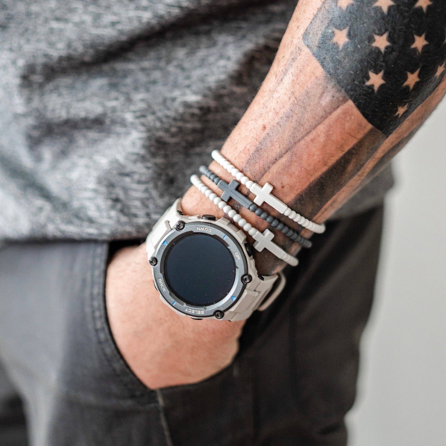Ryan & Rose - Jesus Bracelets (silicone cross bracelets)
