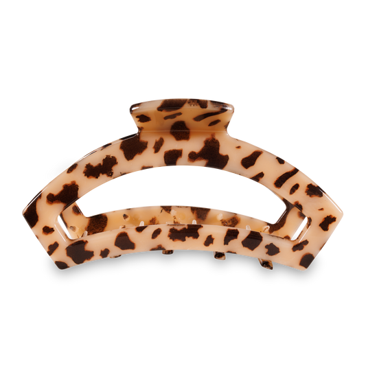 TELETIES Open Clip Large |Blonde Tortoise