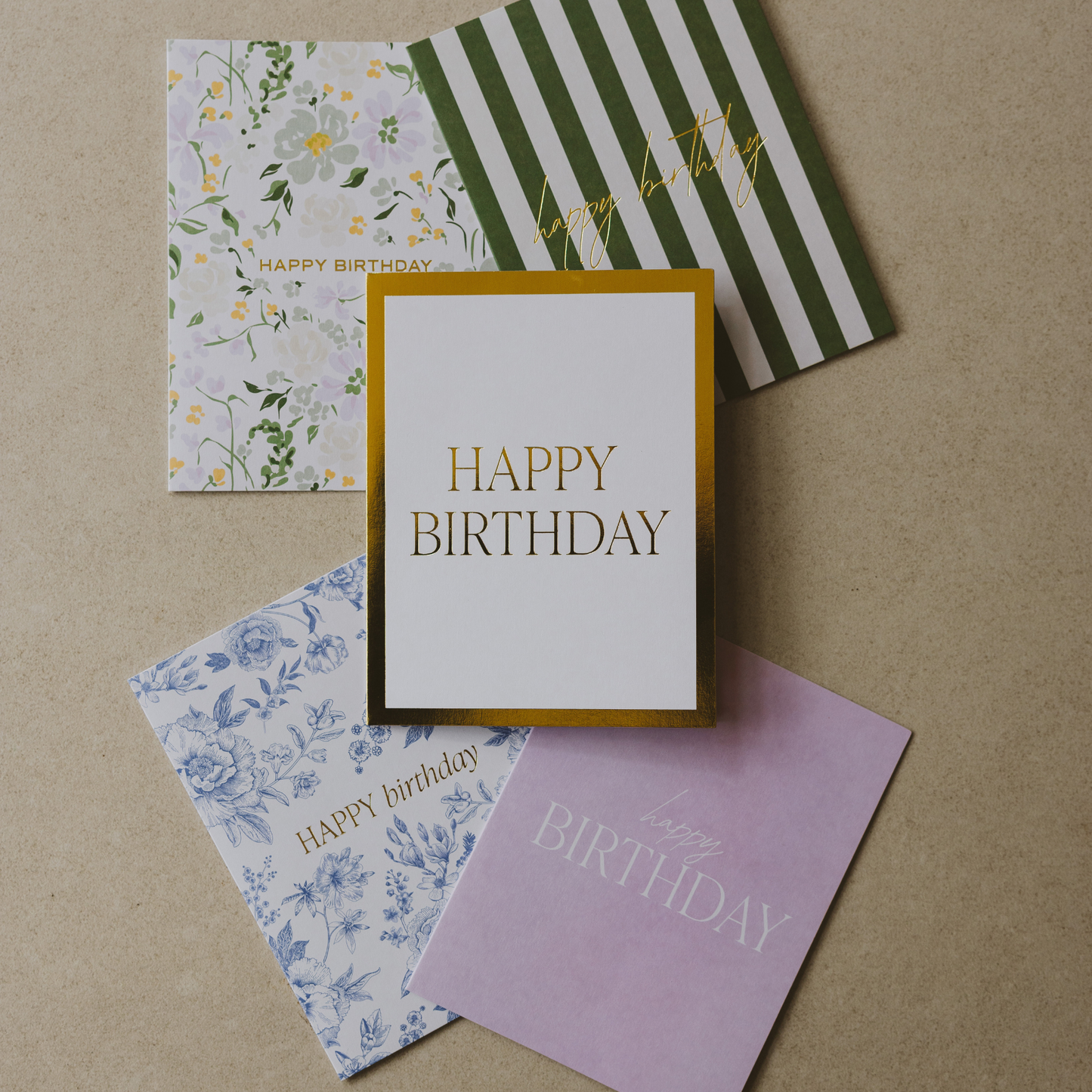 Assorted Happy Birthday Card Set