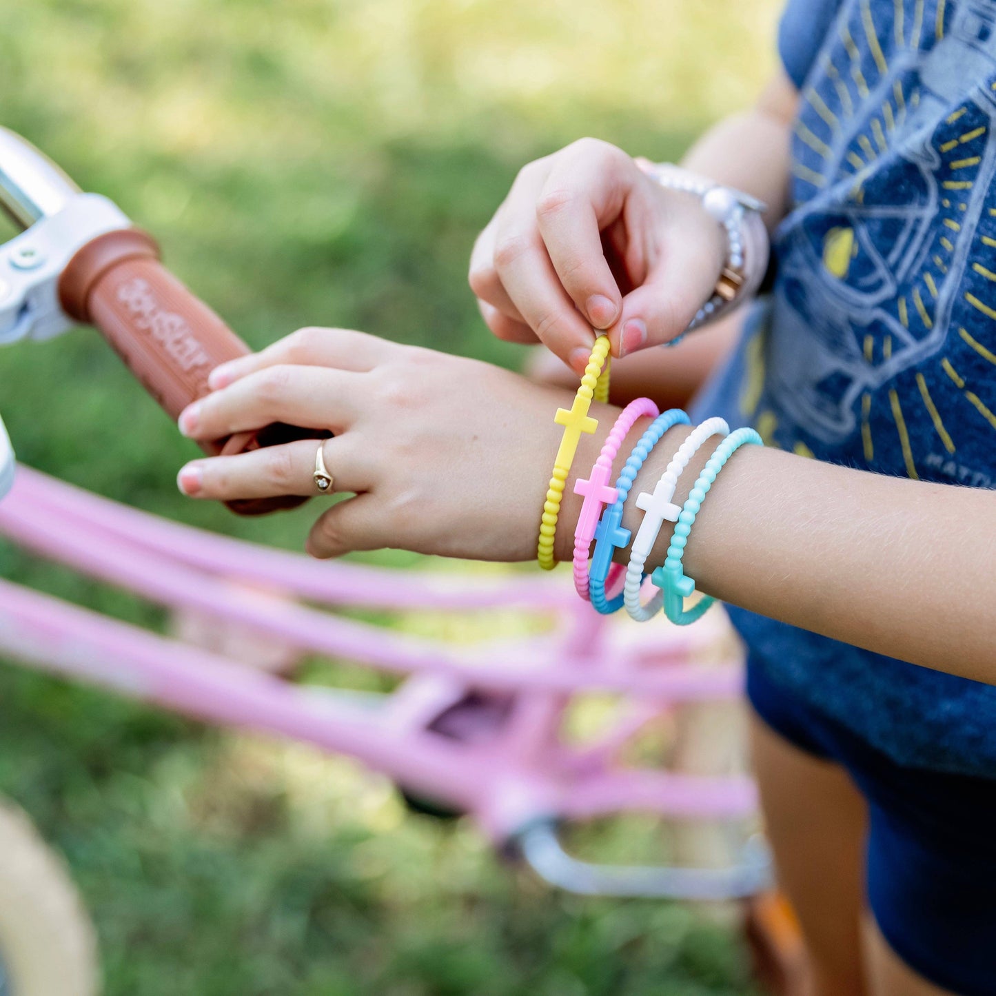 Ryan & Rose - Jesus Bracelets (silicone cross bracelets)