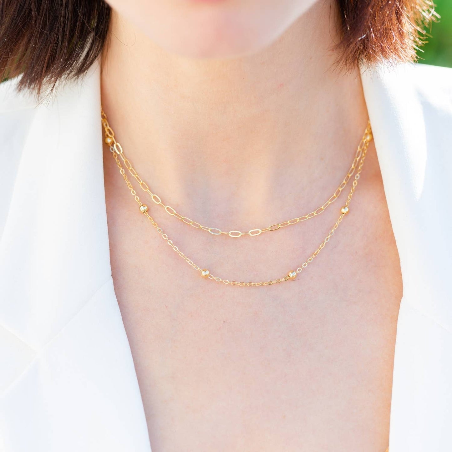 Splendid Iris Double Appeal Necklace