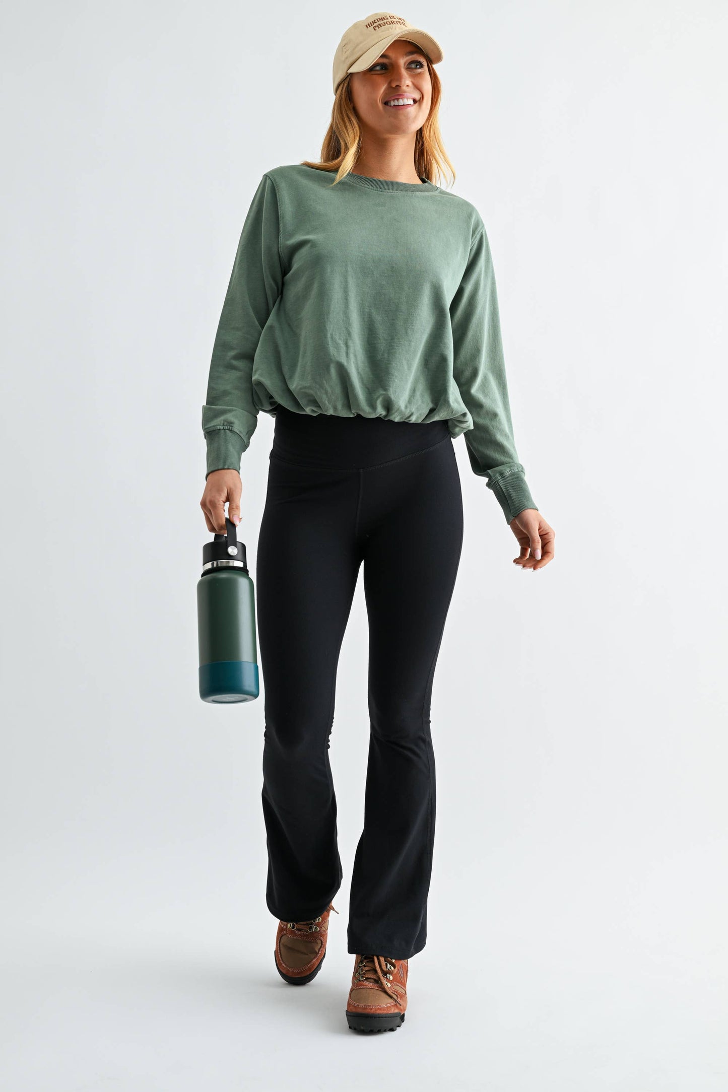 Mono B - Mineral Cloud Bubble Hem Pullover