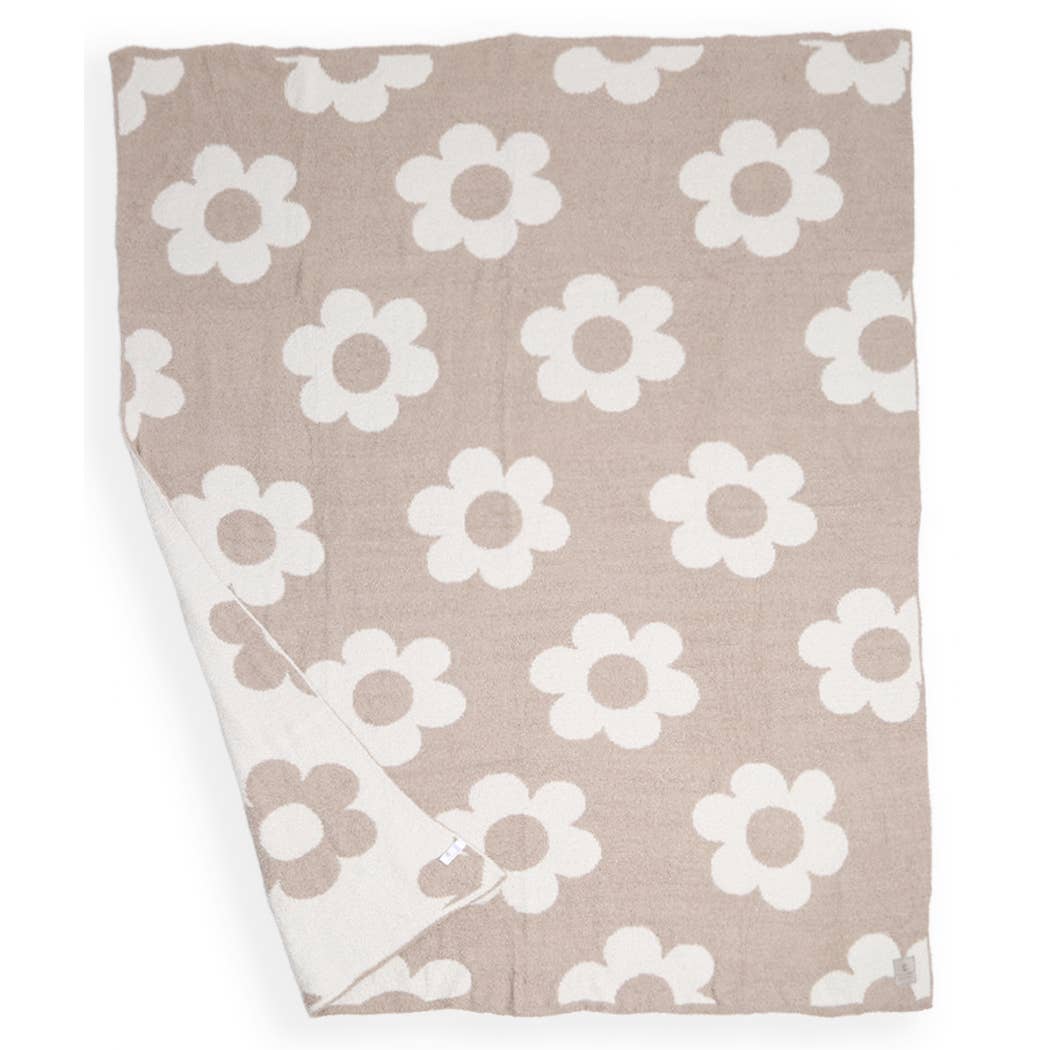 Fashion City-Daisy Pattern Soft Throw Blanket