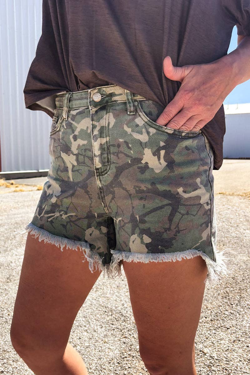Sterling Kreek - Kreek Denim Shorts - Camo