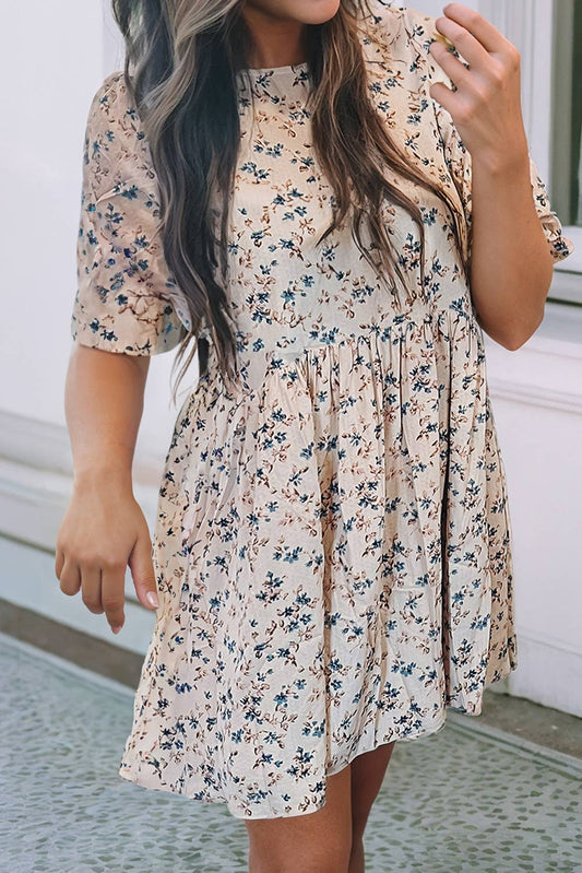 Floral Empire Waist Dress