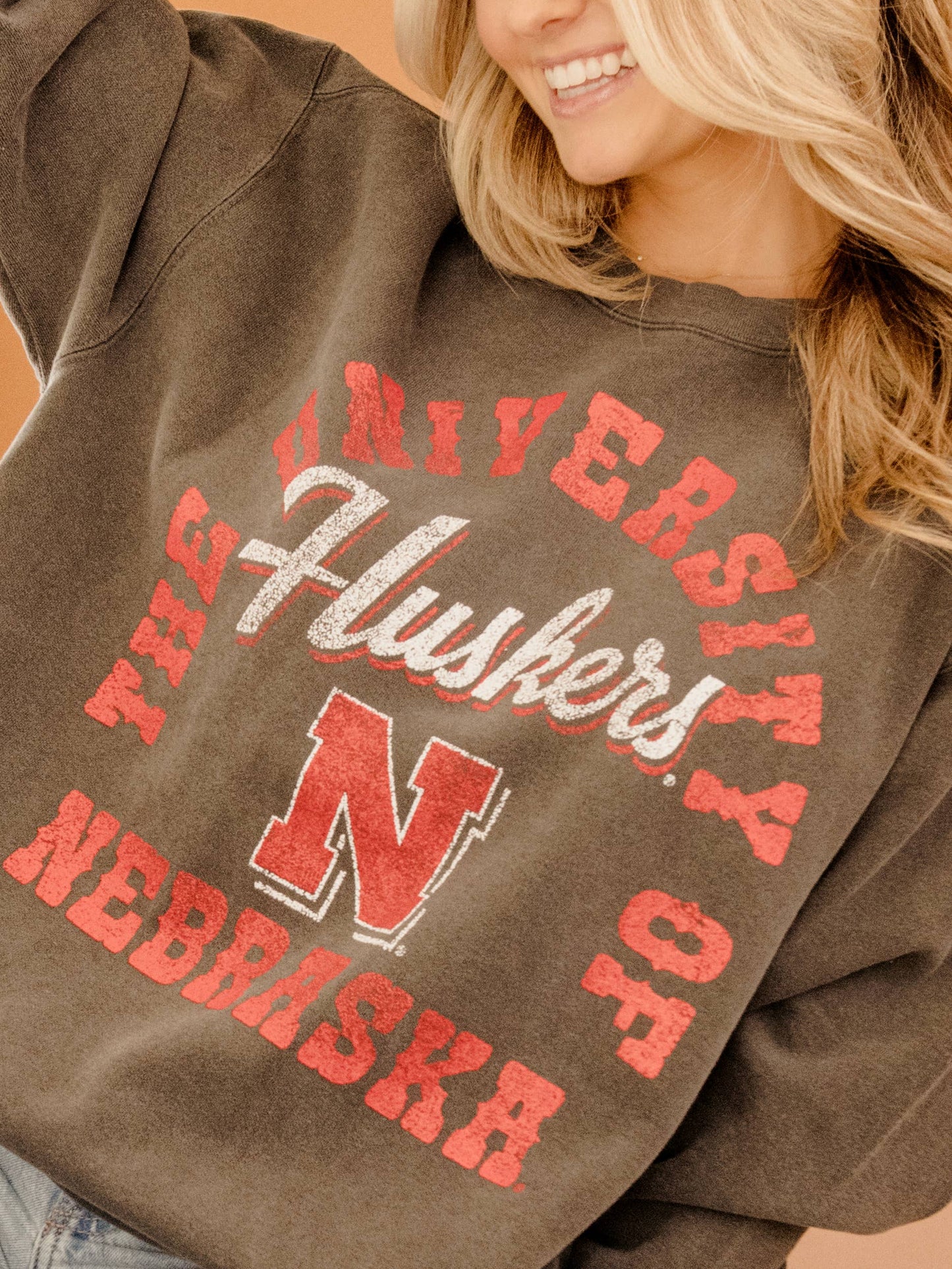 LivyLu - Nebraska Huskers Draft Pepper CC Sweatshirt