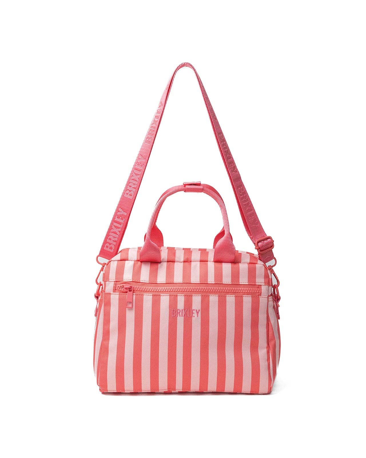 Brixley Bags - Coral Stripe Lunch Box