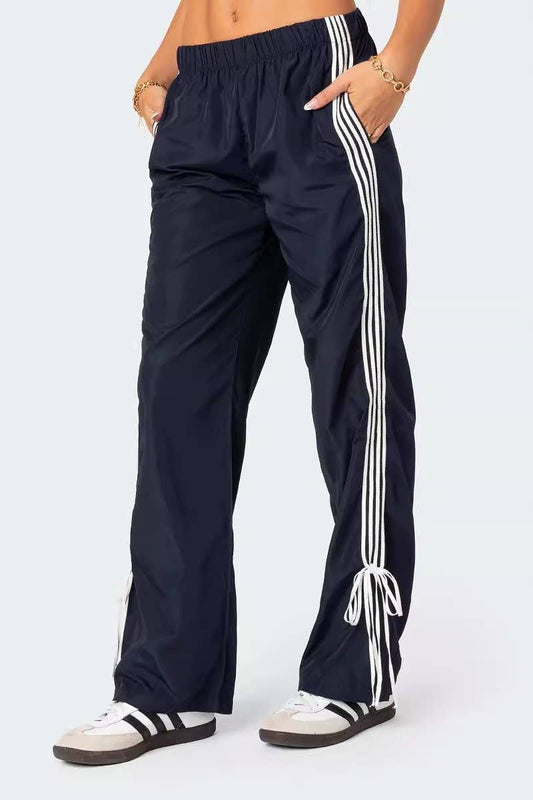 Rosa Bow Tie Track Pants Sweatpants