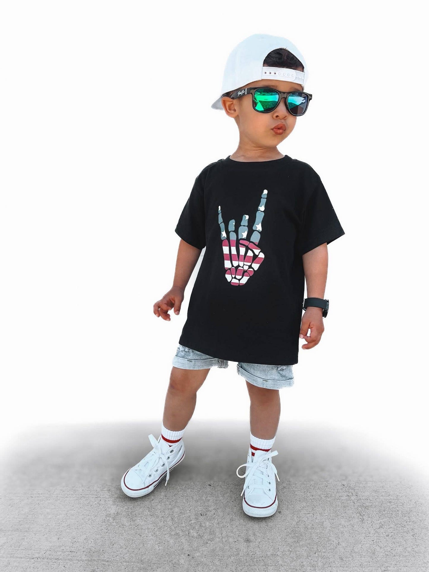 Holland Ave Clothing - Kids Patriotic Graphic Tee | Boys 4th of July + Summer Shirt