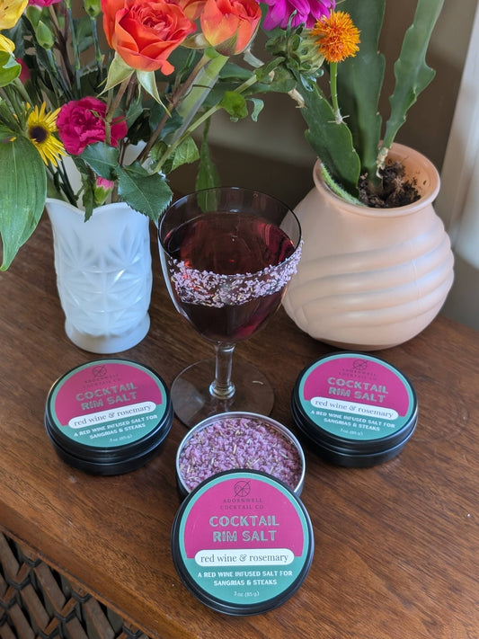 Adornwell Cocktail Co. - 3 oz. Red Wine & Rosemary Rim Salt