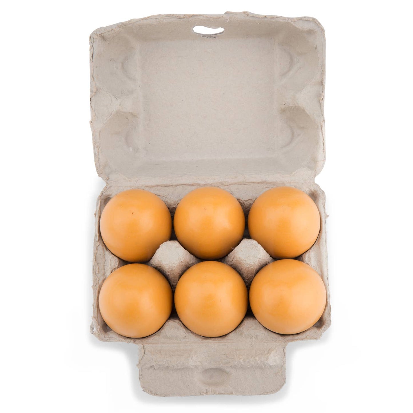 New Classic Toys-6 Piece Wooden Eggs