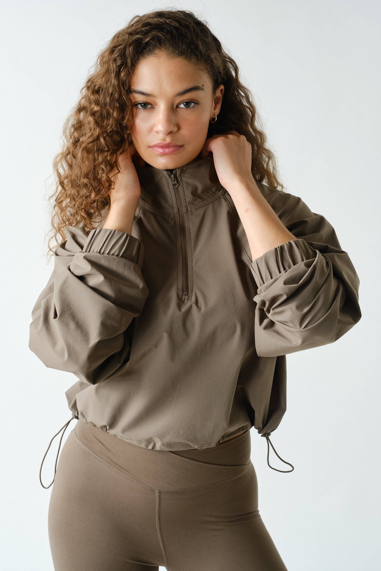 Mono B - Sculpt Half Zip Pullover