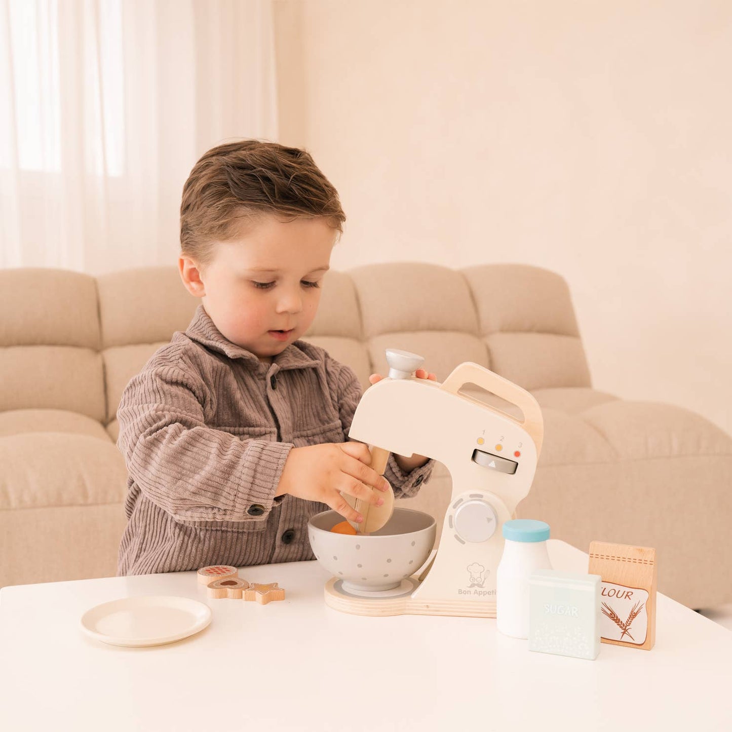 New Classic Toys-White Mixer Set