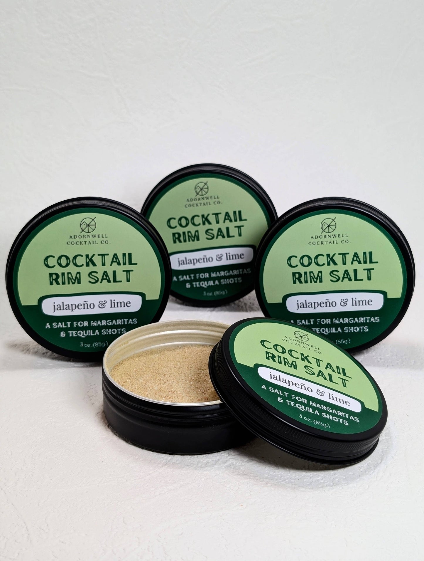 Adornwell Cocktail Co. - 3 oz. Jalapeño & Lime Rim Salt
