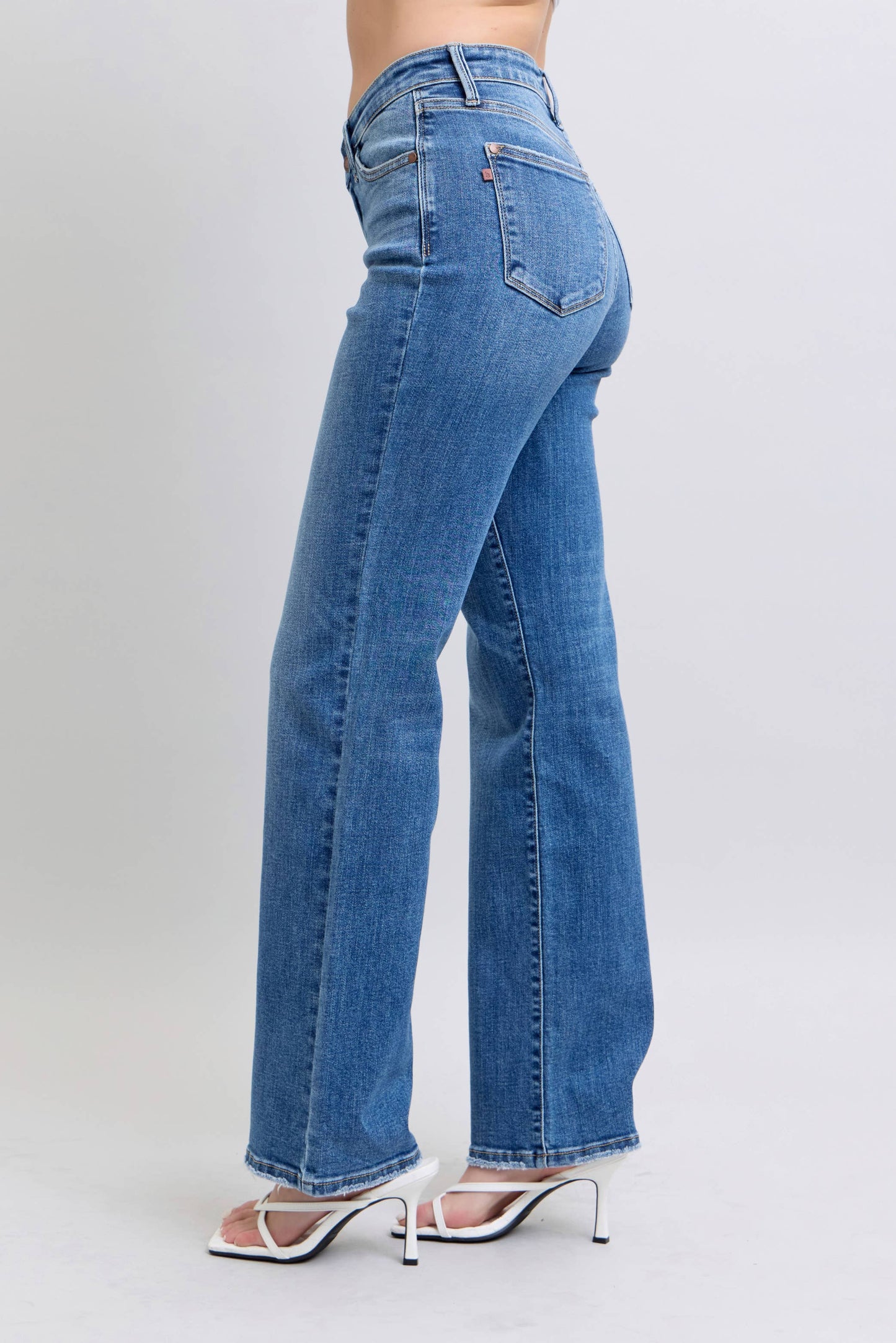 Judy Blue High Vintage Wash Straight Fit