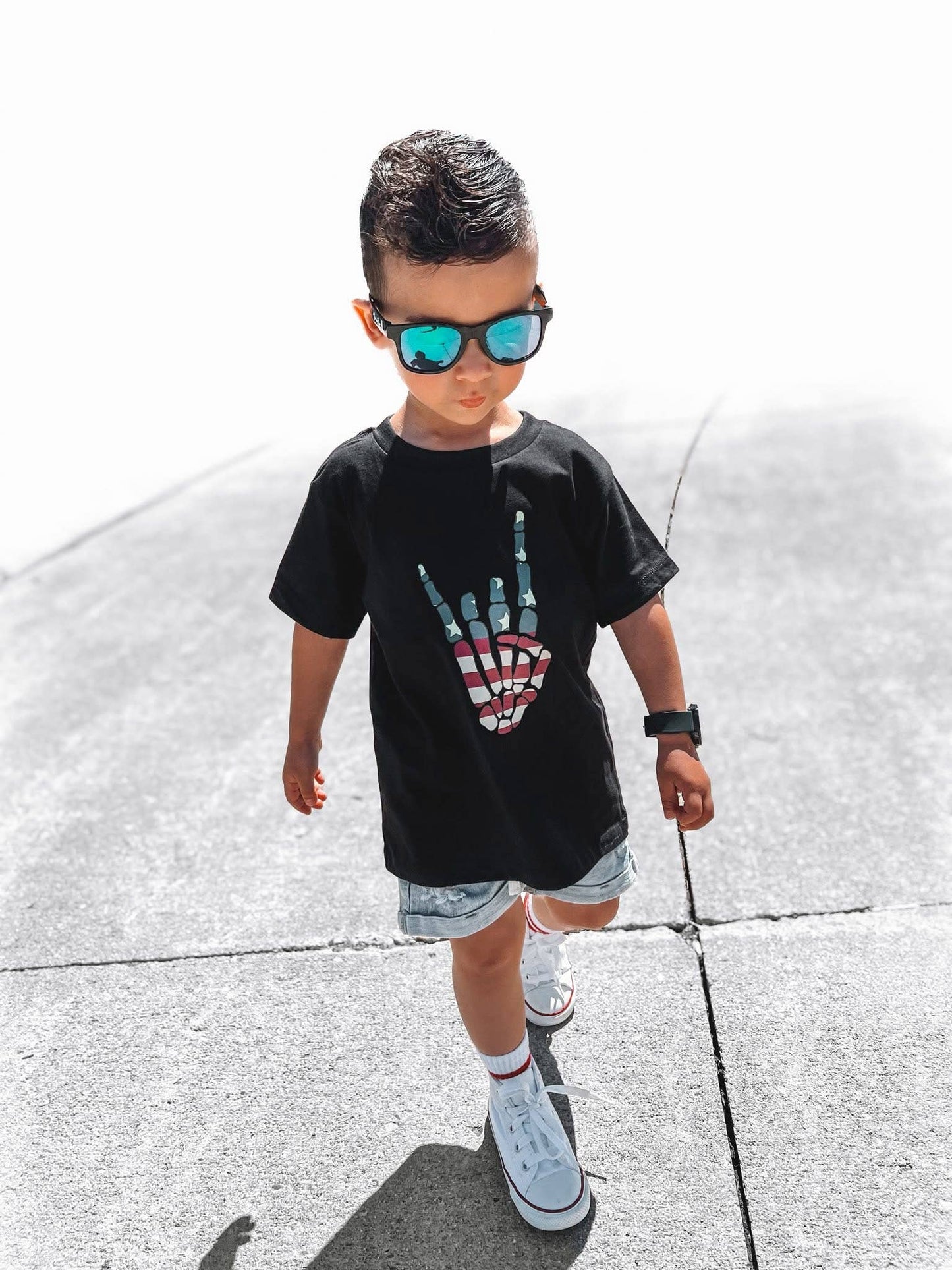 Holland Ave Clothing - Kids Patriotic Graphic Tee | Boys 4th of July + Summer Shirt
