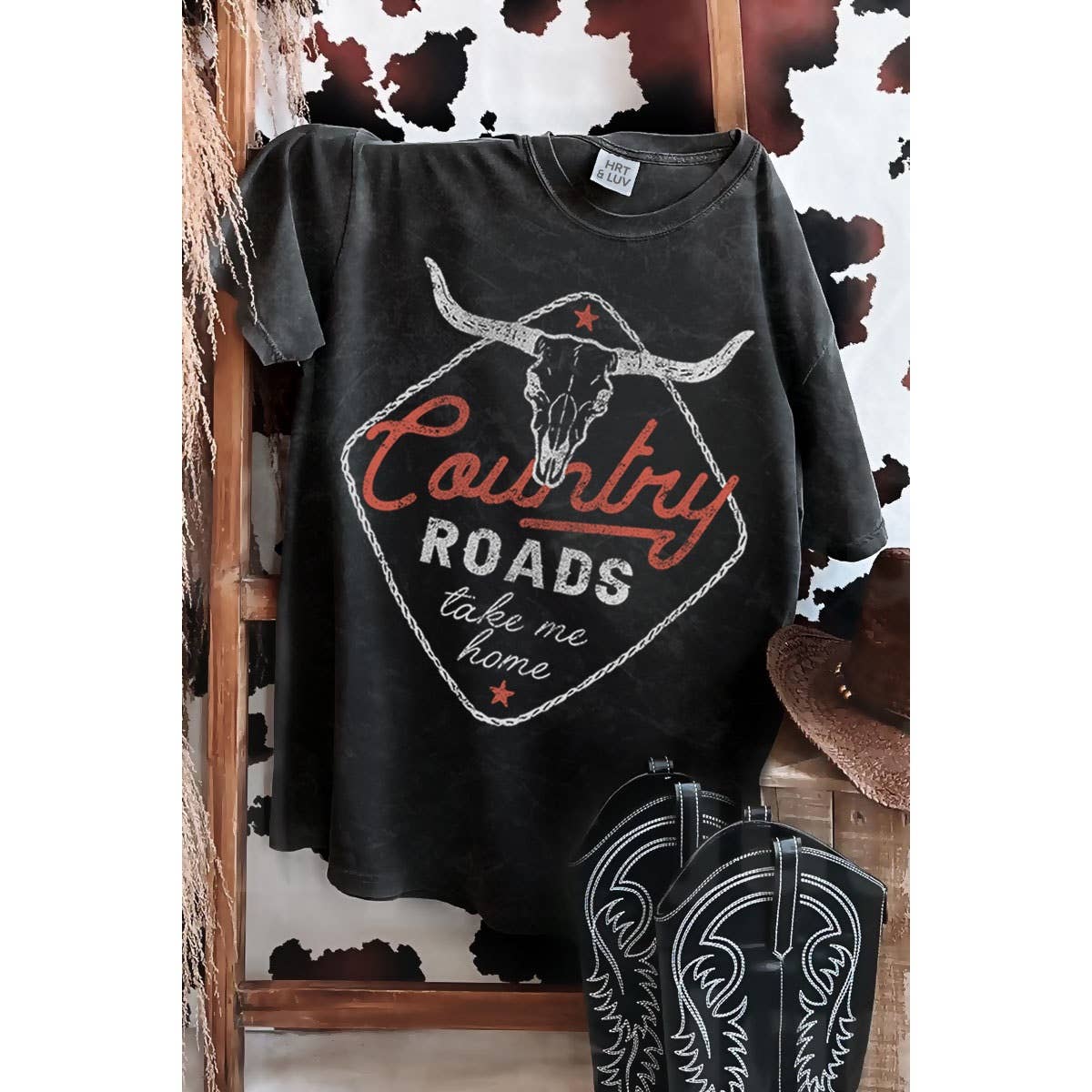 HRTandLUV Country Roads Take Me Home Tee