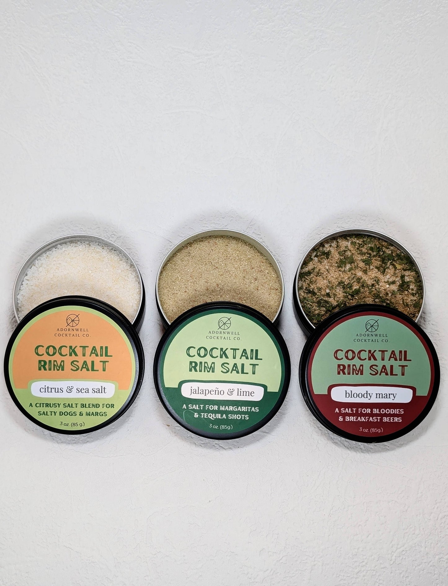 Adornwell Cocktail Co. - 3 oz. Jalapeño & Lime Rim Salt