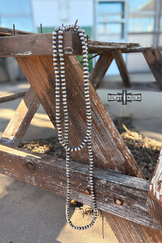 Rowdy Crowd Clothing - Buckaroo Pearl Necklace