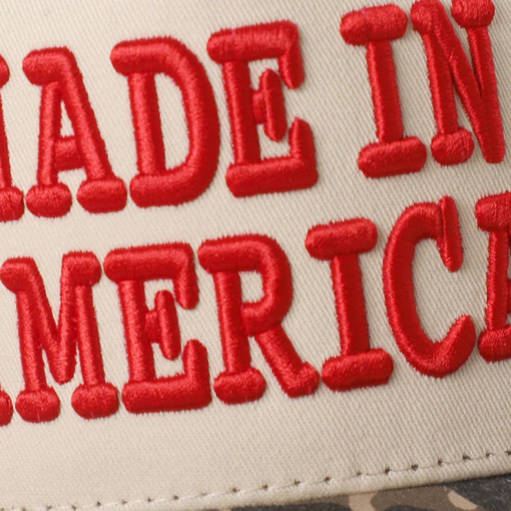 MADE IN AMERICA Leopard Brim Hat
