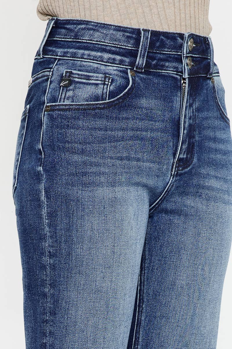 KanCan High Rise Wide Flare Jean