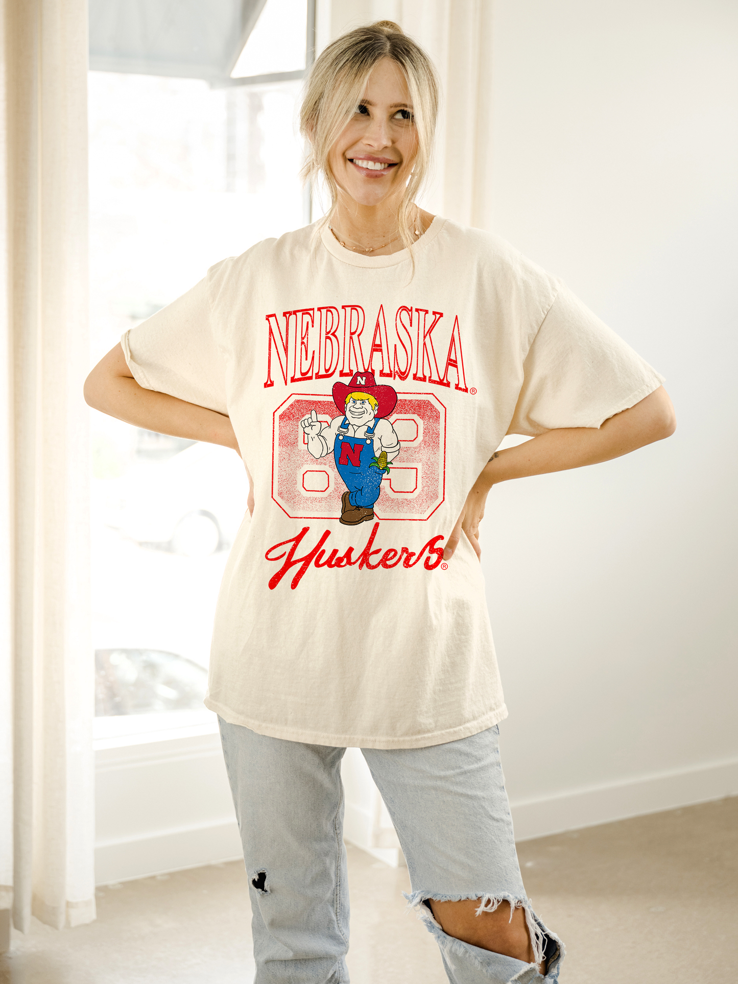 Nebraska Huskers Club Mascot Tee