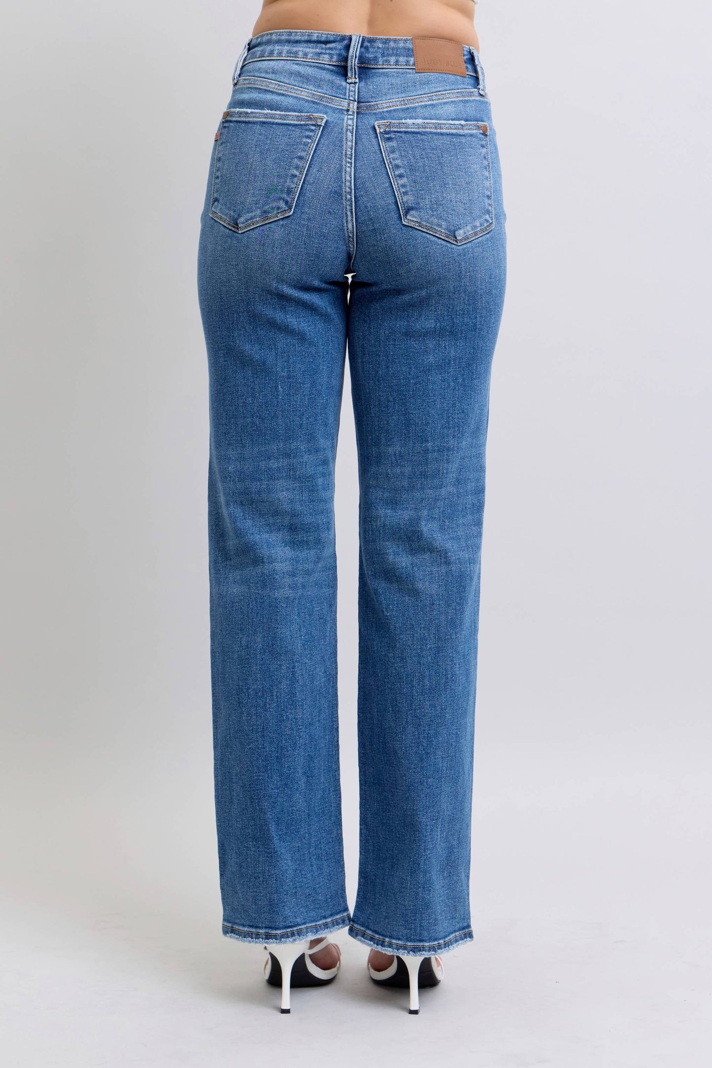Judy Blue High Vintage Wash Straight Fit