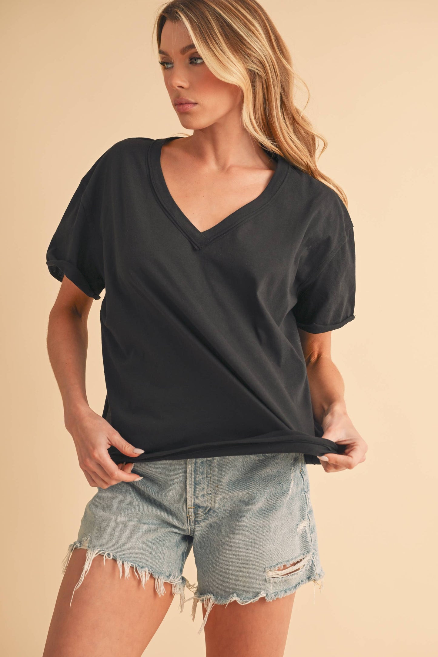 Ellin V-Neck Top