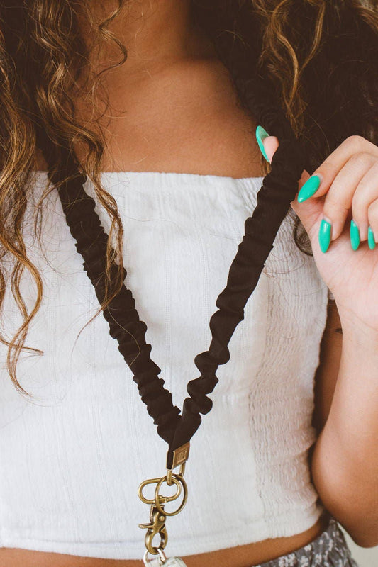 Shop Andi - Black Luxe Lanyard